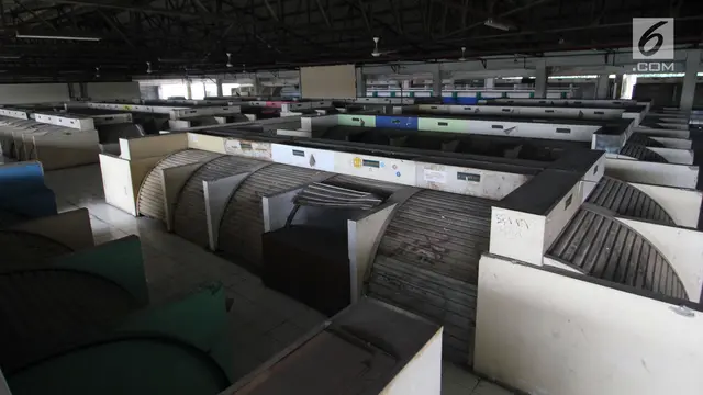 Akan Dirobohkan, Begini Kondisi Blok G Pasar Tanah Abang yang Kosong