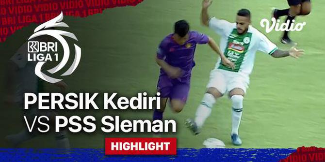 VIDEO: Skor Kacamata Hiasi Laga PSS Sleman VS Persik Kediri di Pekan Keenam BRI Liga 1