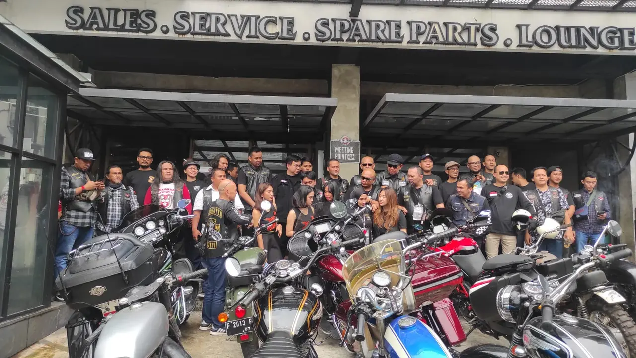 Komunitas Motor Kustom Cosanostra Bikin Festival Terbesar di Indonesia (Arief A/Liputan6.com)