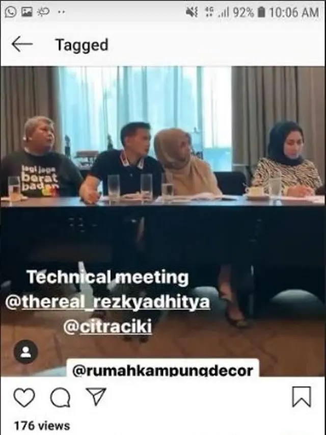 Citra Kirana dan Rezky Aditya (Foto: Instagram)