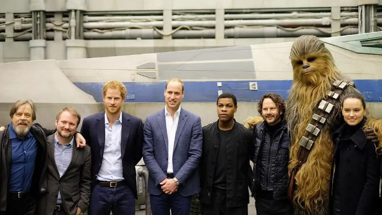 Pemain Star Wars: The Last Jedi dan Para Pangeran Inggris