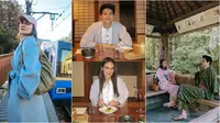 6 Potret Luna Maya Liburan Bareng Maxime Bouttier di Jepang, Tampil Tanpa Makeup