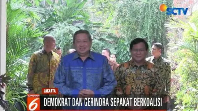 Kemesraan SBY dan Prabowo usai Sepakat Berkoalisi