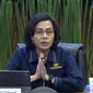 Menteri Keuangan (Menkeu) Sri Mulyani Indrawati dalam konferensi Pers APBN KiTa Oktober, Rabu (25/10/2023). (Tira/Liputan6.com)