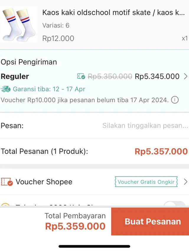 6 Ongkos Kirim Beli Kaus Kaki hingga Jutaan Bikin Kaget, Respon Penjual Kocak