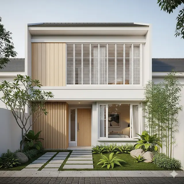 Model Rumah 7x12 Modern 2025 Low Budget untuk Keluarga Muda. Gemini
