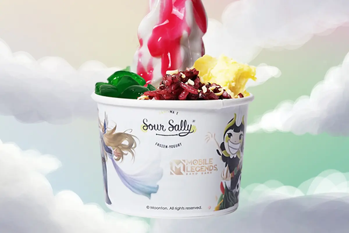 Kreasi Segarnya Frozen Yogurt Edisi Mobile Legend: Bang Bang dengan Rasa Es Nusantara
