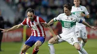 Dari lima pertemuan terakhir, Atletico mampu menyapu bersih kemenangan atas Elche.