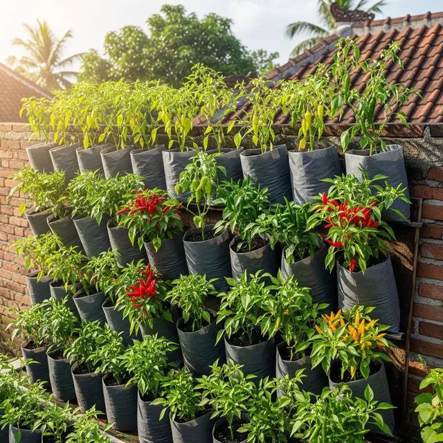 9 Model Kebun Cabai di Rooftop Rumah, Praktis dan Menguntungkan