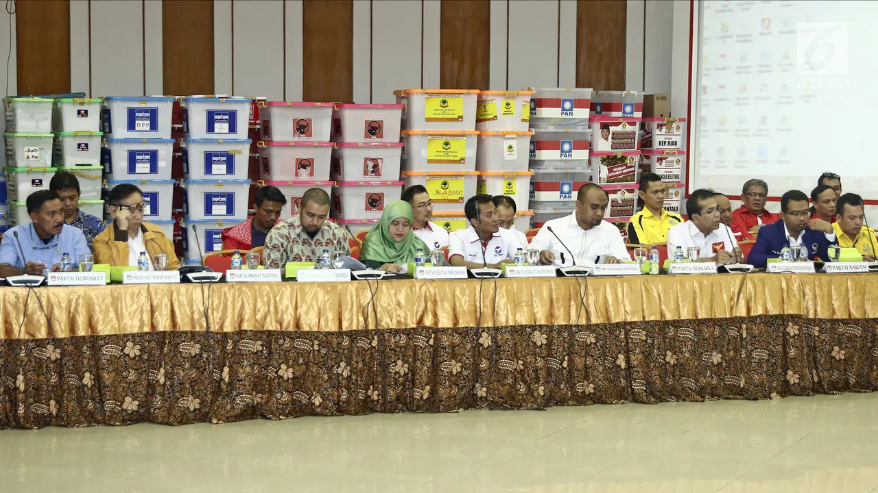 KPU Rancang Peraturan Pemilu 2019 Bersama Pengurus Parpol