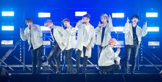 Saat ini BTS merupakan grup Korea Selatan yang paling populer. Bahkan mereka menempati beberapa kategori di tangga lagu Billboard. (foto: btsdiary.com)