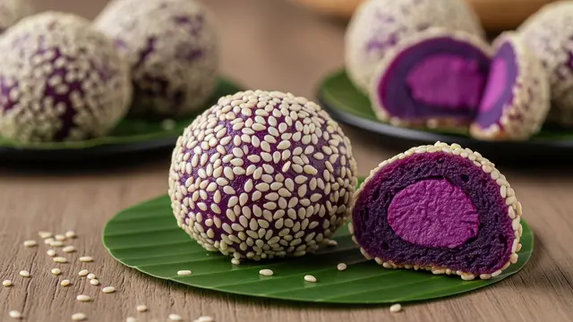 onde-onde ubi ungu ala rumahan