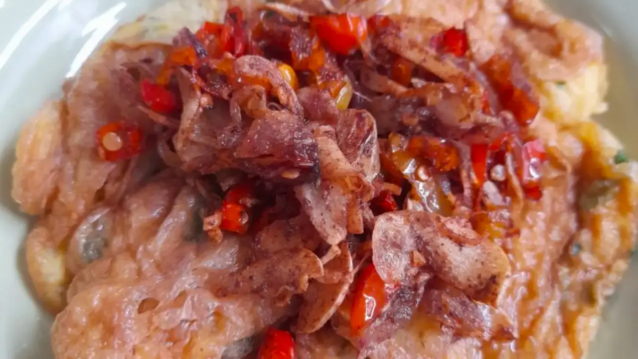 Resep praktis telur dadar sambal embe