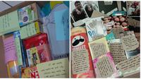 Potret Kado Untuk Pacar Ditempeli Surat. (Sumber: Twitter/@tanyarlfes dan Twitter/@amelzkd)