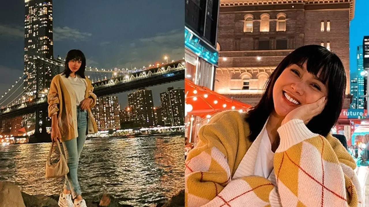 6 Potret Liburan Cita Citata di New York, Nikmati Waktu Sendiri