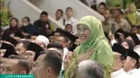 Sapa Khofifah saat Harlah ke-102 NU, Prabowo: Selamat Terpilih sebagai Gubernur Jatim