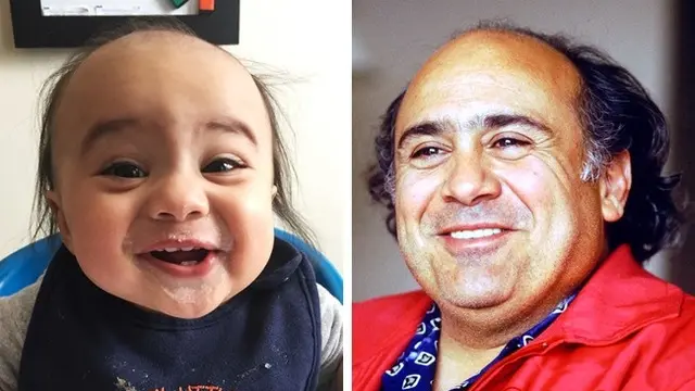 Potret Lucu Bayi Mirip Artis Terkenal, Ada Hubungan Darah?