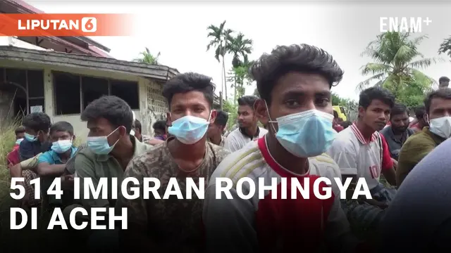514 Imigran Rohingya Ditampung di Bekas Kantor Imigrasi