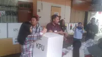 Pencoblosan ulang di Manado tampak sepi pemilih (Liputan6.com/ Yoseph Ikanubun)