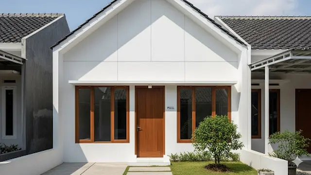 Desain Rumah Modern Minimalis Warna Putih