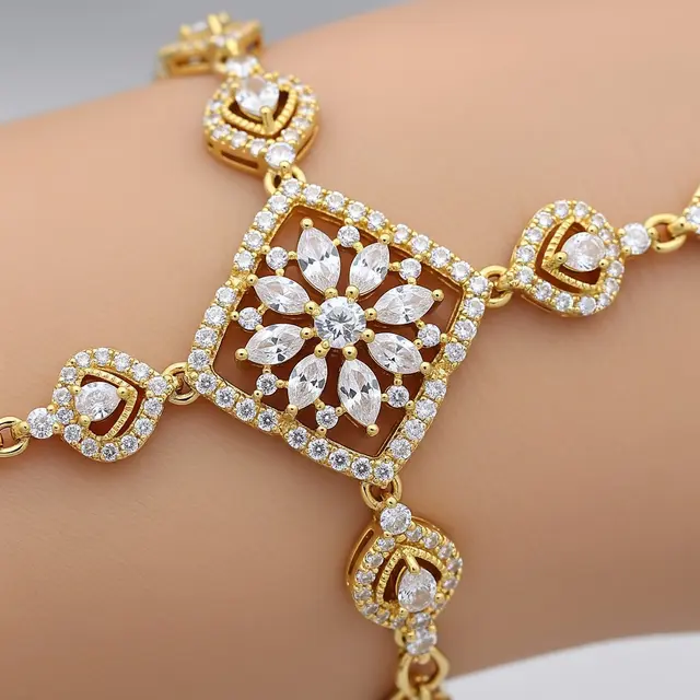 Model Gelang Emas Simpel tapi Bernilai Tinggi (Image by Gemini AI)