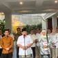 Ketua Umum Partai Gerindra Prabowo Subianto resmi menyatakan dukungan kepada Khofifah Indar Parawansa-Emil Elistianto Dardak untuk Pilgub Jawa Timur 2024.(Liputan6.com/ Winda Nelfira)