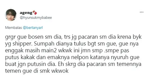 7 Alasan Aneh Netizen saat Putus dari Pacar Ini Bikin Geleng Kepala