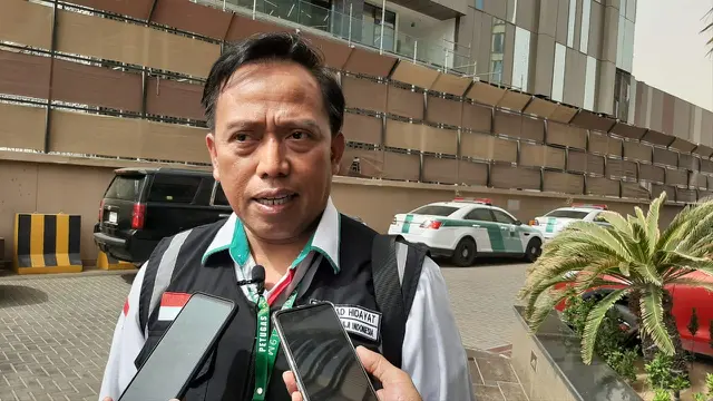 Kepala Daerah Kerja (Kadaker) Bandara Jeddah-Madinah, Arsyad Hidayat di Jeddah. Darmawan/MCH