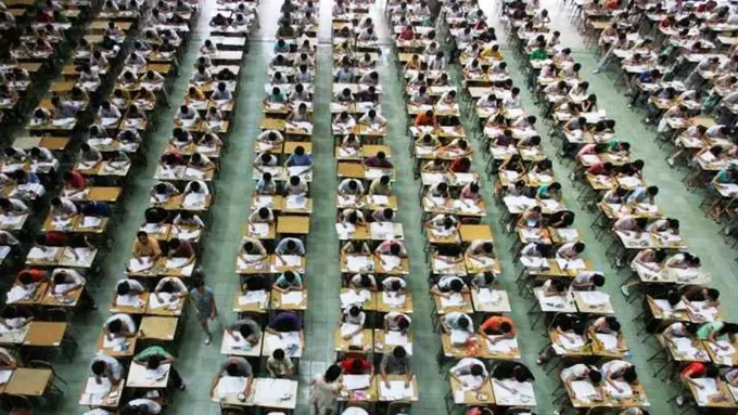 Ilustrasi ujian di China
