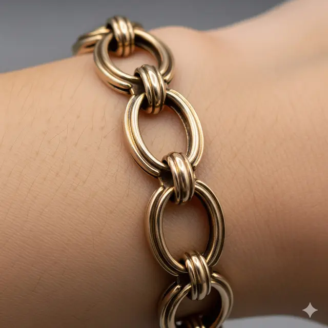 Gelang Hollow Emas Tua 10 Gram Klasik Tapi Mewah 2025. Gemini