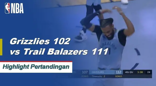 Mike Conley memberikan kinerja yang luar biasa dengan 40 poin karir tertinggi saat Grizzlies memenangkan thriller atas Blazers.