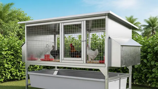 Model Kandang Ayam Galvanis