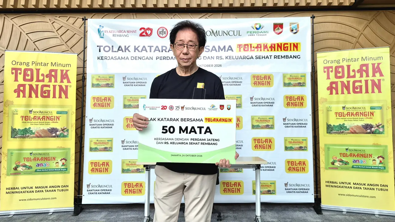 Sido Muncul Gelar Operasi Katarak Gratis untuk 50 Mata di RS Keluarga Sehat Rembang