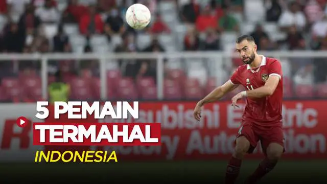 MOTION GRAFIS: 5 Pemain Timnas Indonesia Termahal di Piala AFF 2022