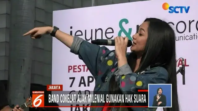 Band Cokelat Ajak Kaum Milenial untuk Tidak Golput
