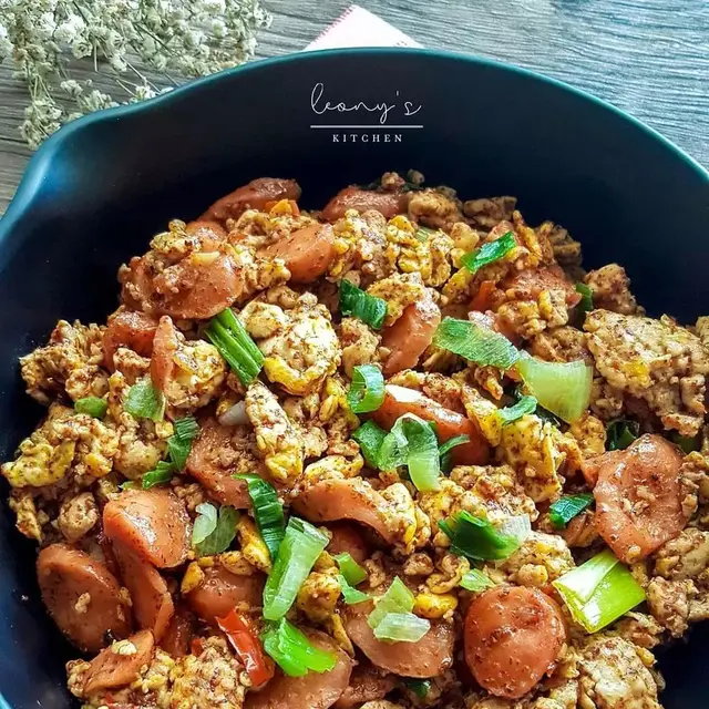 Resep nasi gila ayam pedas. (dok. Cookpad @leonyskitchen)