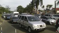 Lalu Lintas Tol Jagorawi Arah Bogor Padat