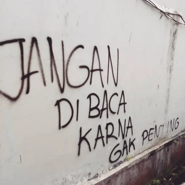 coretan kocak