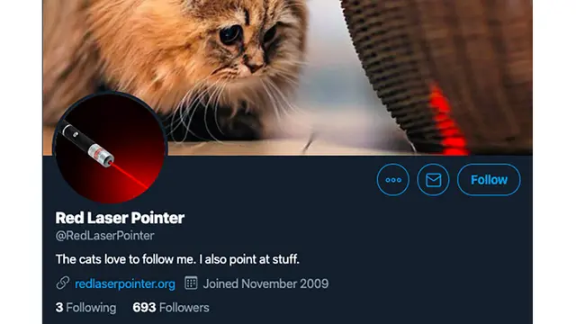 twitter @RedLaserPointer