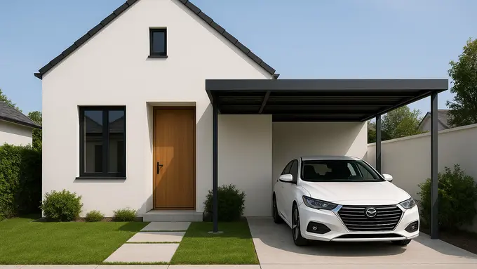 Model Garasi Mobil di Samping Rumah/ChatGPT