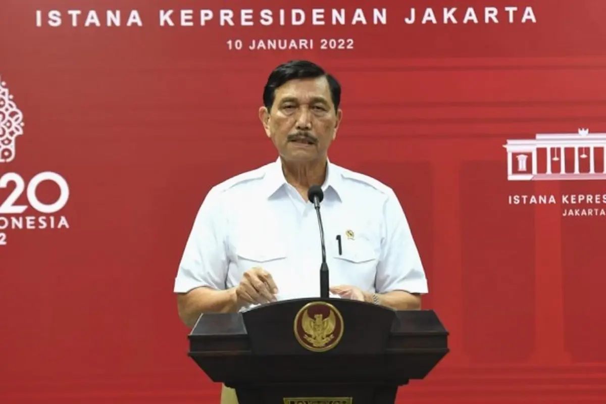Menko Marves Luhut B. Pandjaitan