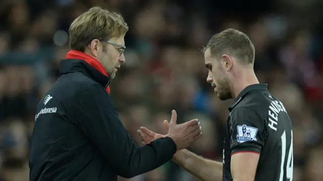 jurgen klopp - jordan henderson
