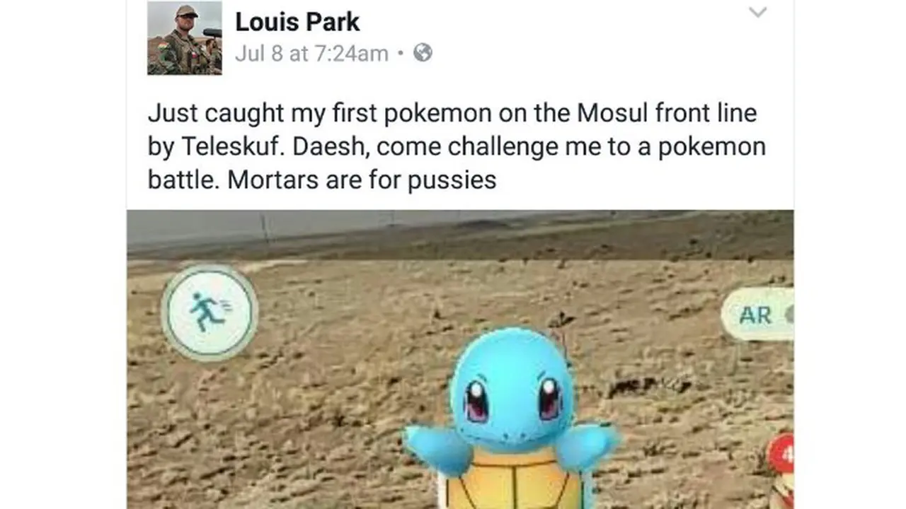 Menantang Maut, Tentara Main Pokemon Go Dekat Markas ISIS