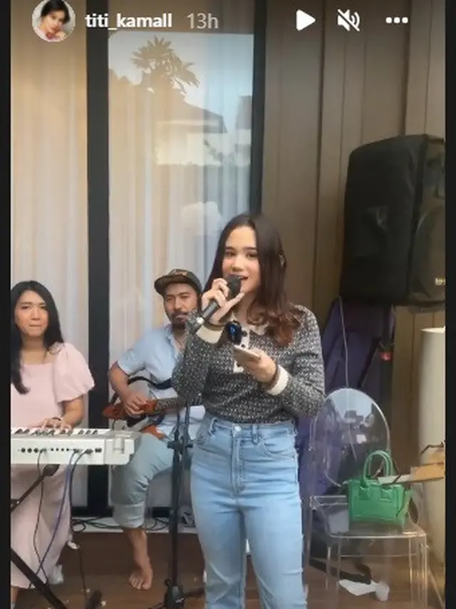 Pesta ultah Kai - Juna putra Titi Kamal - Christian Sugiono (Foto: Instagram/@titi_kamall)