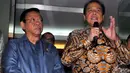 CT menjelaskan, berdasarkan arahan Presiden SBY, pemerintah saat ini harus membantu Tim Transisi agar pemerintahan Jokowi-JK bisa berjalan baik secepatnya, Jakarta (10/9/2014) (Liputan6.com/Johan Tallo) 