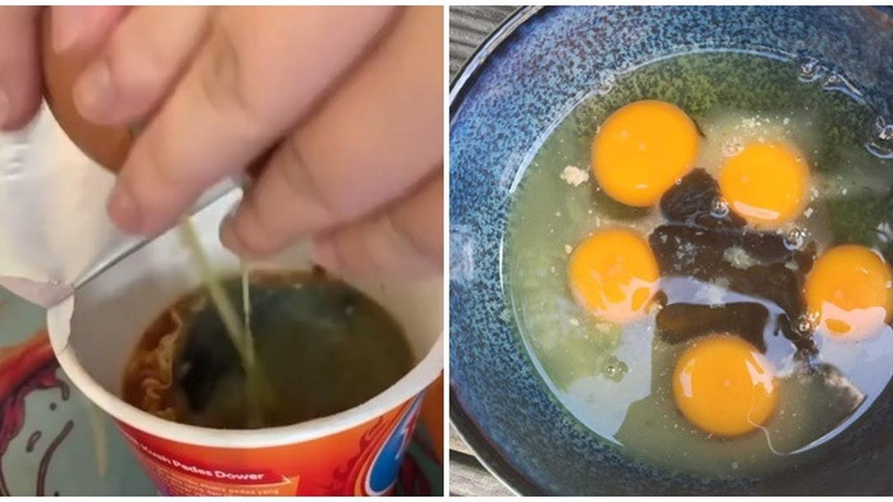 6 Momen Apes ketika Pecahkan Telur Ini Bikin Elus Dada, Jadi Malas Masak