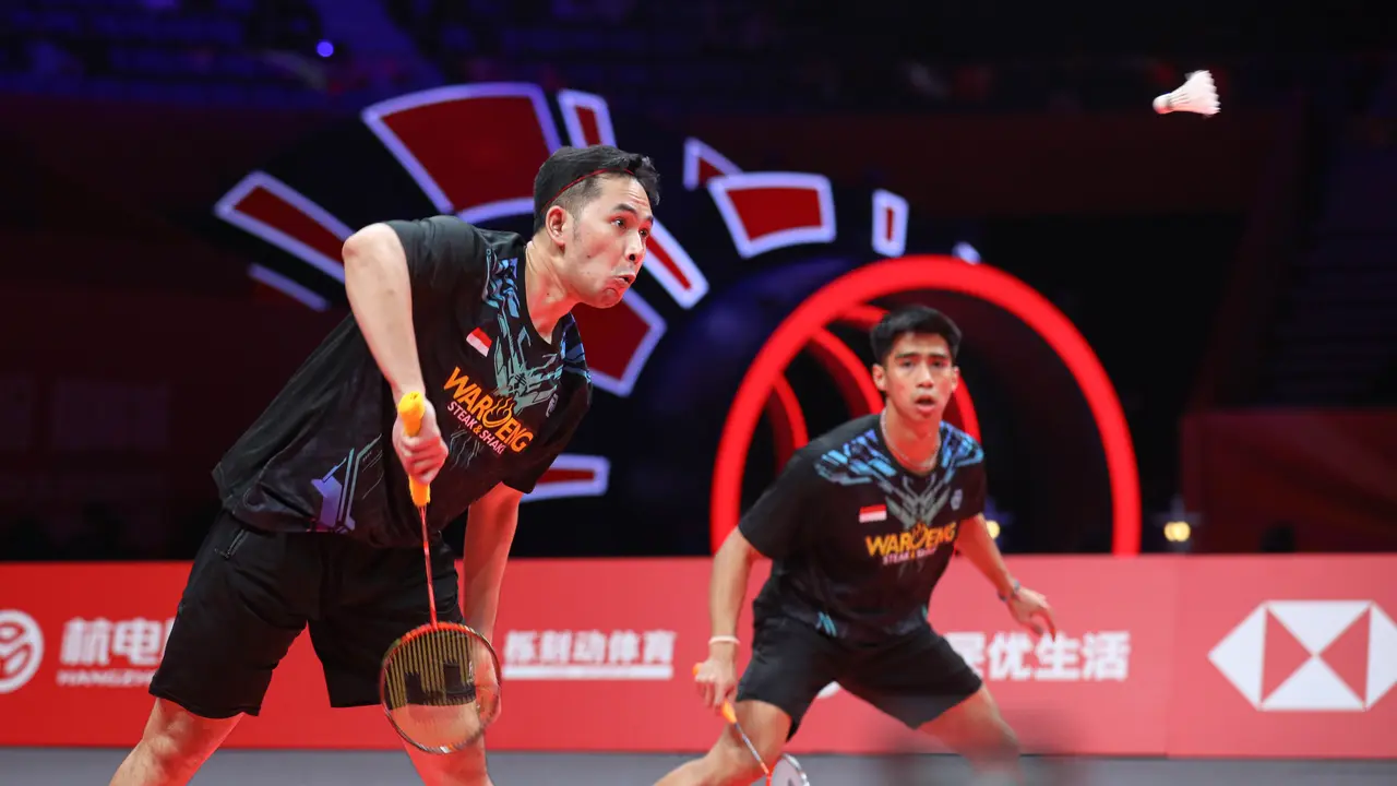 Sabar Karyaman Gutama/Moh Reza Pahlevi Isfahani - BWF World Tour Finals 2024 - Bulu Tangkis
