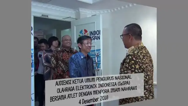 Menteri Pemuda dan Olahraga (Menpora) Imam Nahrawi mendukung penuh penyelenggaraan e-Sports tingkat nasional maupun internasional. (Kemenpora)