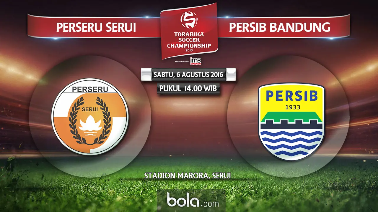 Perseru Serui Vs Persib Bandung (Bola.com/Adreanus Titus) 