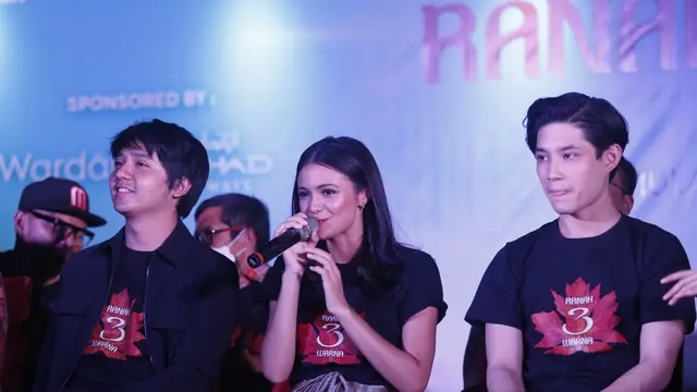 Amanda Rawles bermain bersama Arbani Yasiz dan Teuku Rassya dalam film Ranah 3 Warna